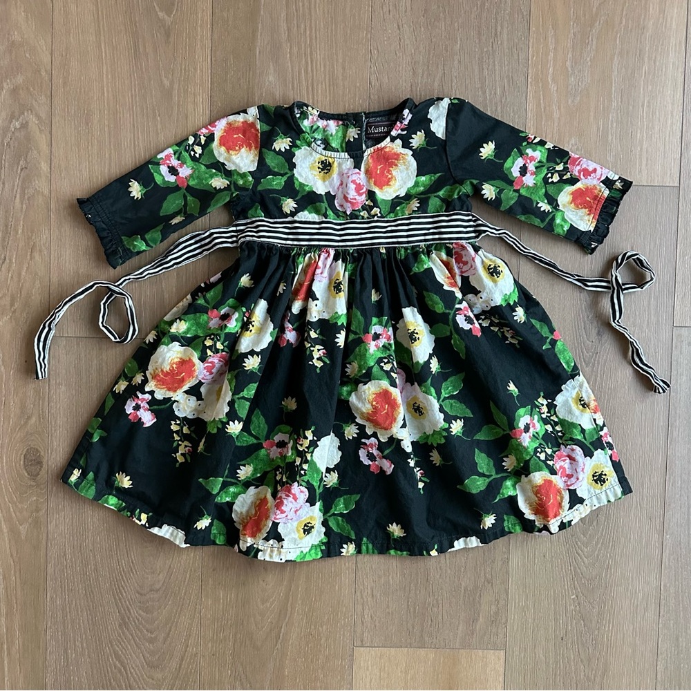 Mustard Pie Floral Kids Dress